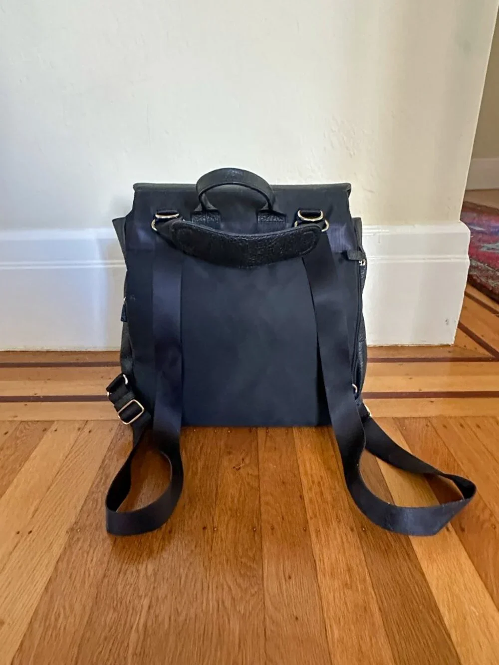 Storksak St James Leather Diaper Bag